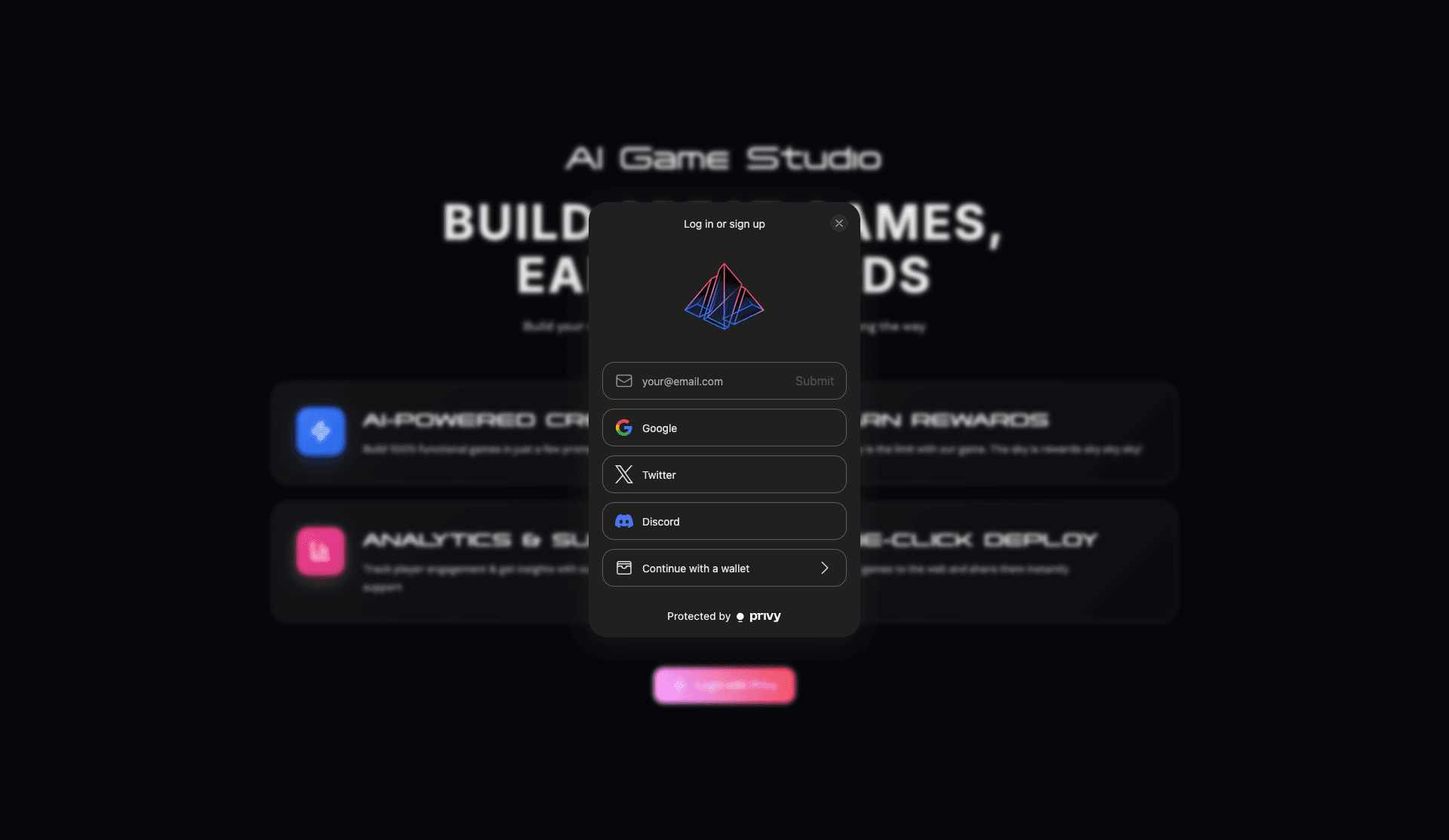 Prism GameGPT screenshot